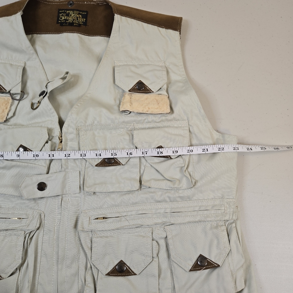 Crown Fly Fishing Vest X Large - Picture 12 of 15